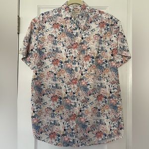 J.Crew Men’s Slim-fit short-sleeve Secret Wash cotton poplin shirt MEDIUM